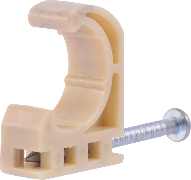 1/2 Inch Half S-Nail Clamp, 10 Pack, Pipe Support, PEX, Copper, CPVC, 191Z10